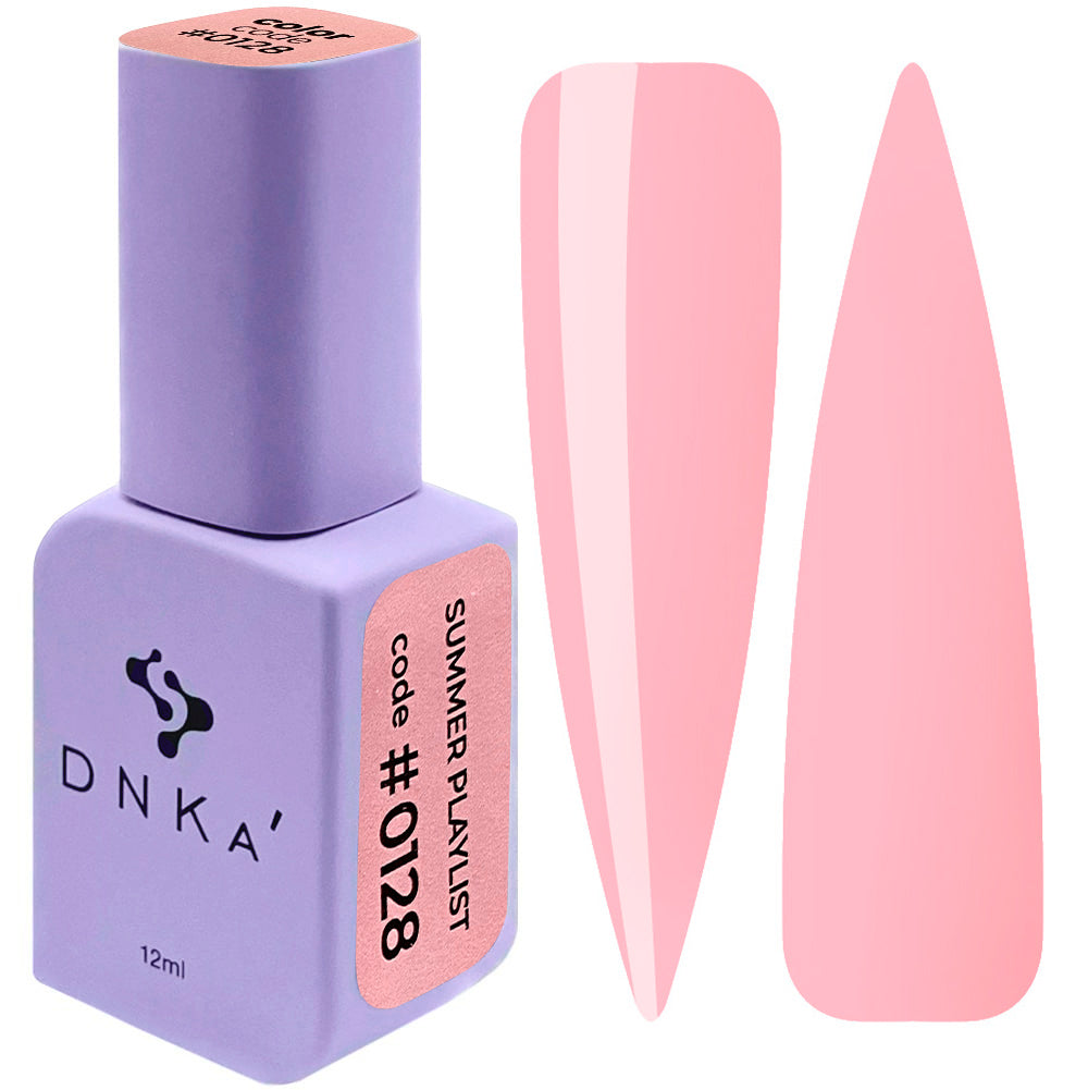 DNKA nail polish bottle with a pink nail sample and 'TPO Free' label on a white background 0128