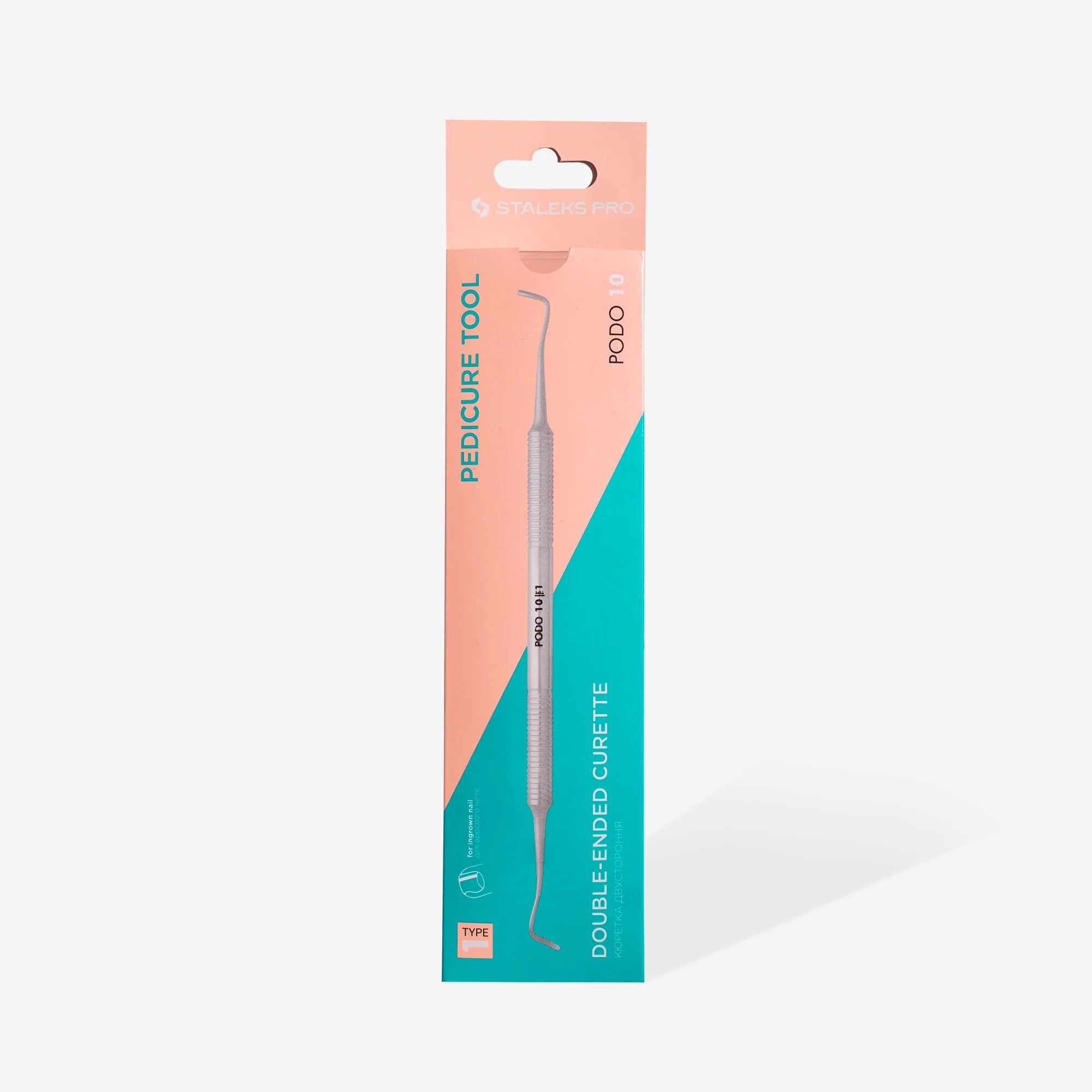 Pedicure Tool Podo 10 Type 1 (Double-Ended Curette)