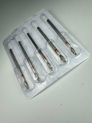 Diamond Bit Flame Fine (red ring) ø2.3 mm, 8 mm