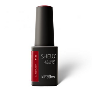 Kinetics #441 Absolut Catch gel polish in red color