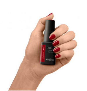 Kinetics #441 Absolut Catch gel polish in red color