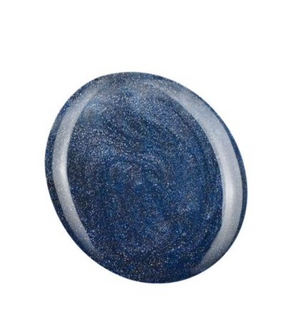 Kinetics Shield Gel Polish in the color #603 Northern breeze, which is a dark blue cat eye color