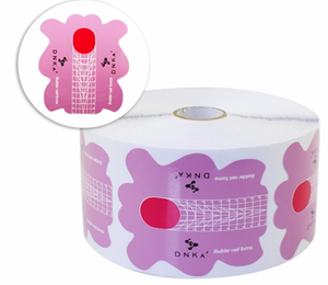 DNKA nail polish bottle 0107 Splash with a pink glittery nail and 'TPO FREE' label.