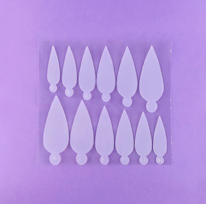 DNKa' Professional nail molds, 36pcs #0001
