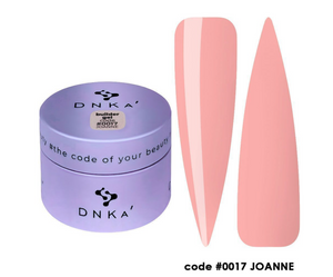 DNKA Builder Gel Code 0017 Joanne – Professional Nude Pink Nail Builder Gel for Strong, Long-Lasting Extensions and Sculpting