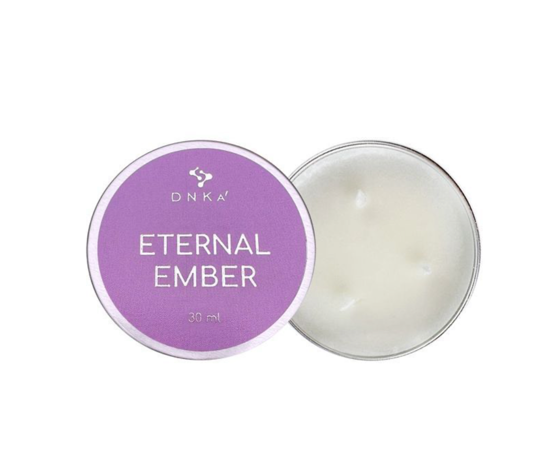 DNKA Eternal Ember product with purple lid and white container on a white background