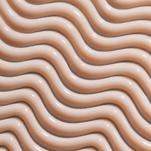 Wavy pattern of a beige color