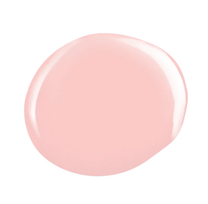 Pink nail polish swatch on a white background