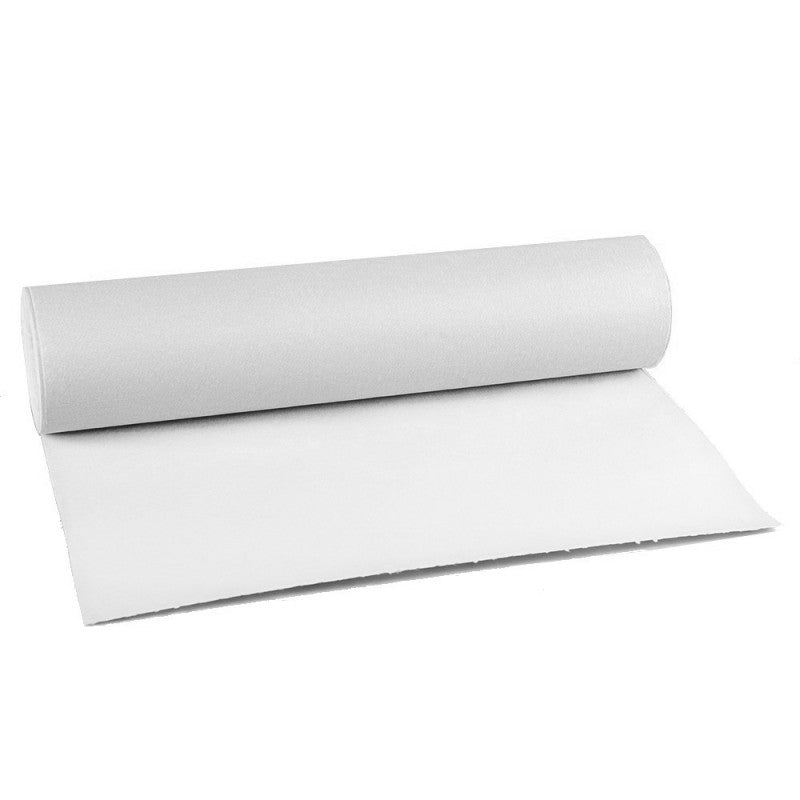A roll of white manicure napkins unfolded to show texture. ECOTER MANICURE NAPKIN PREMIUM 40X30 (40 PCS)