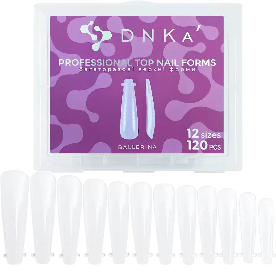 DNKa Reusable Upper Nail Forms Ballerina (120 pcs.)