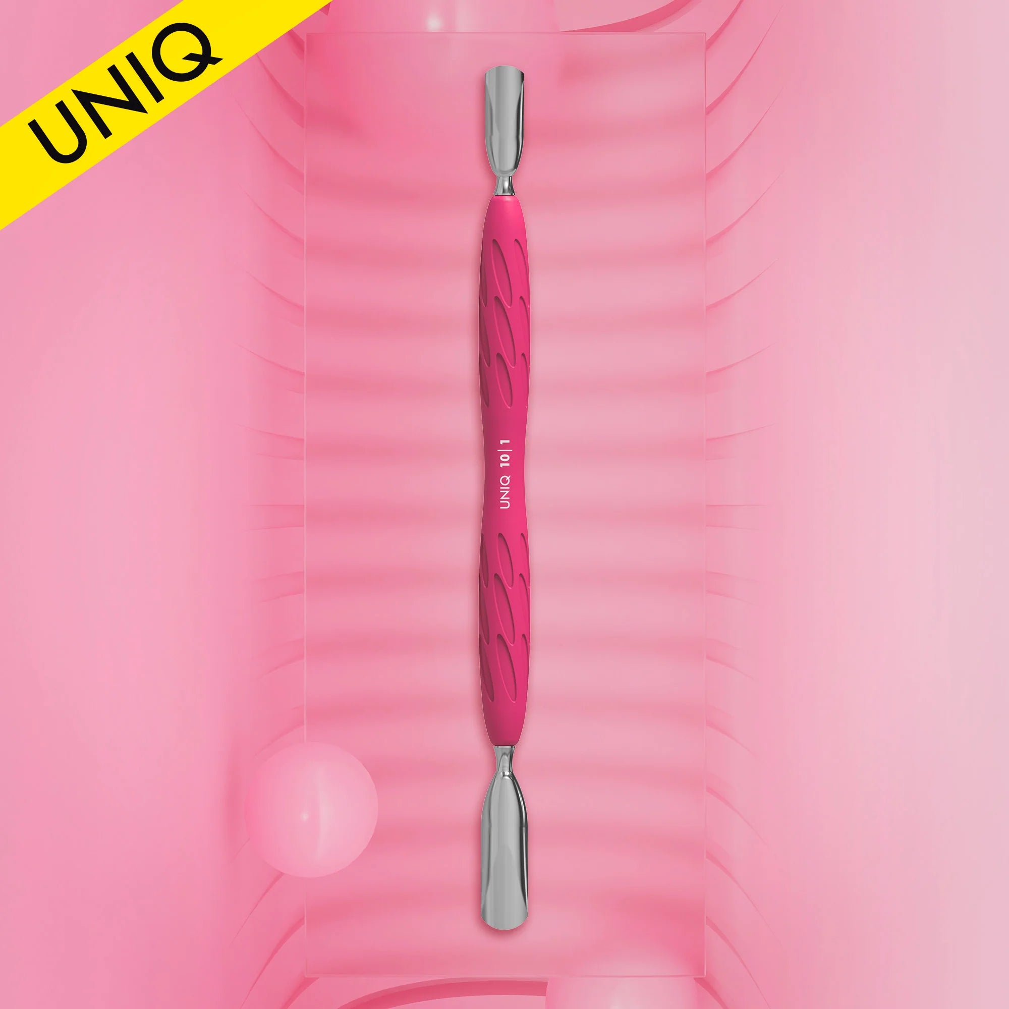 Manicure Pusher With Silicone Handle "Gummy" Uniq 10 Type 1