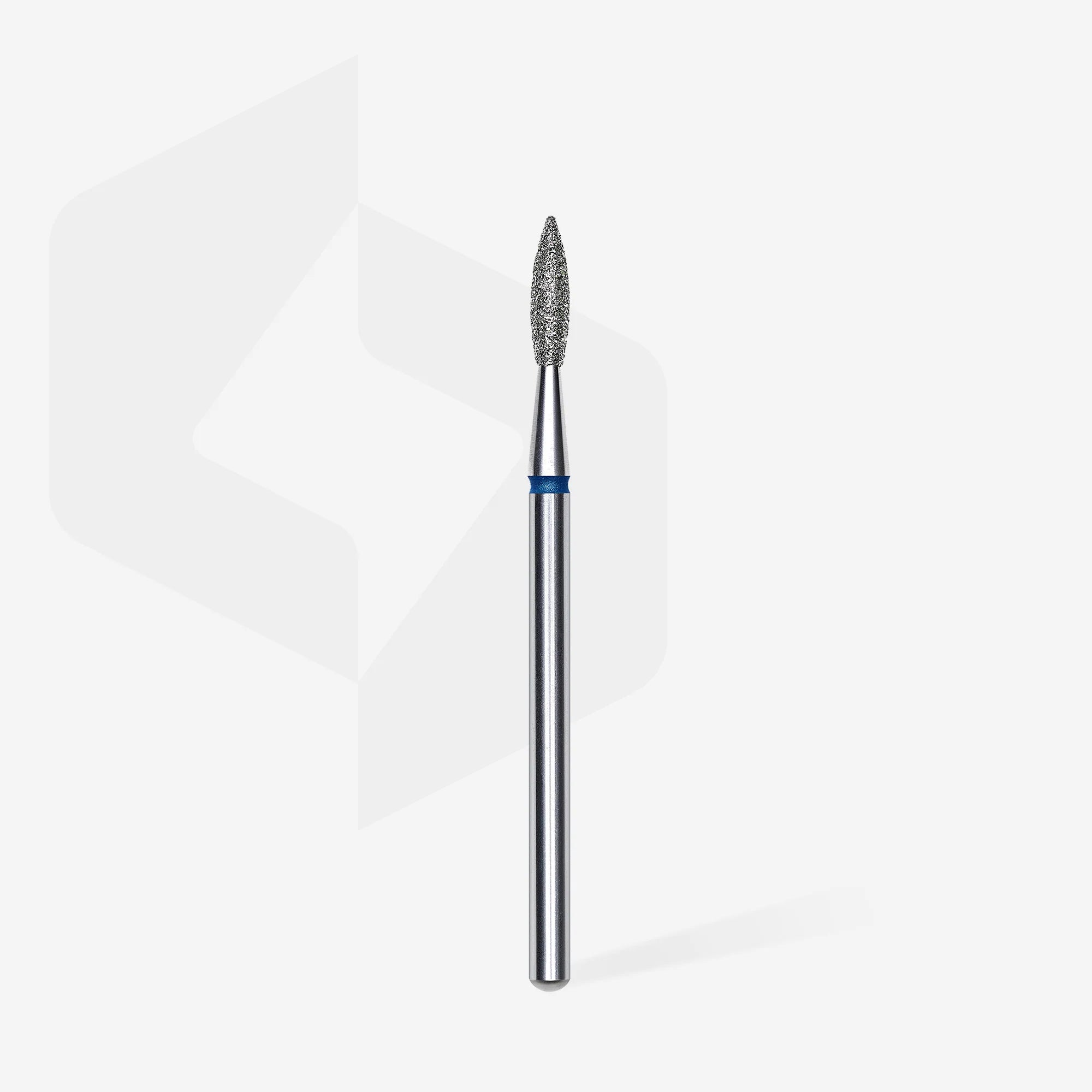 Pointed "Flame", Blue, Head Diameter 2.1 Mm, Working Part 8 Mm