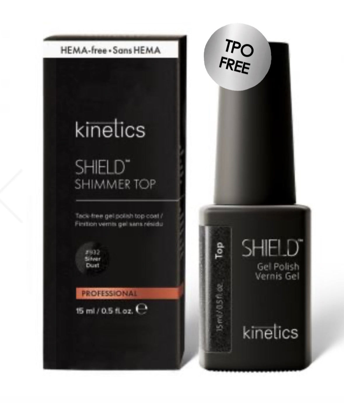 Kinetics Shimmer Top Silver Dust #932