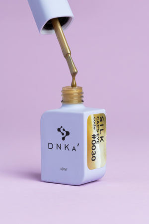 dnka gel polish silk cat eye color in gold