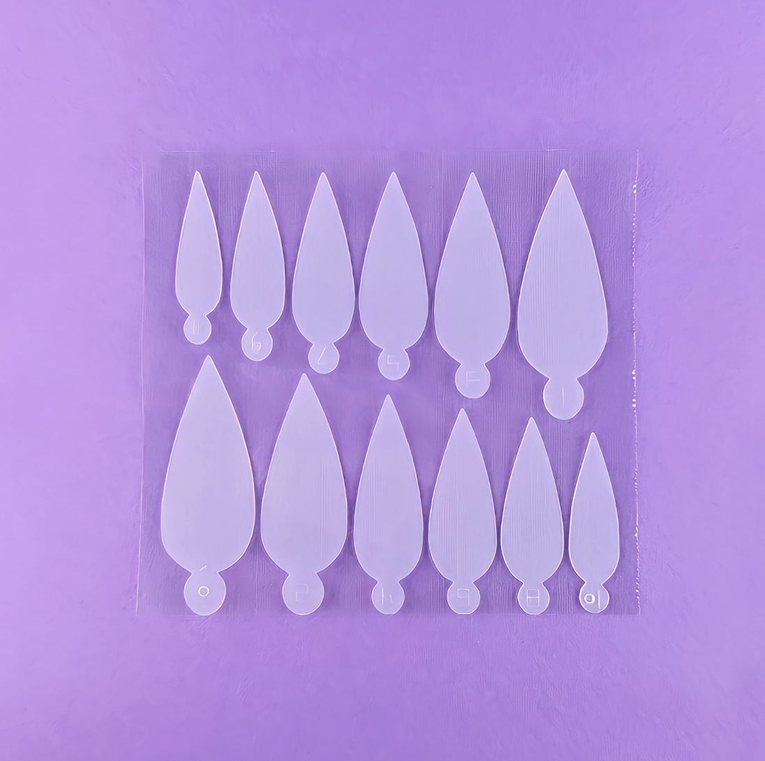 DNKa' Professional nail molds, 36pcs #0001