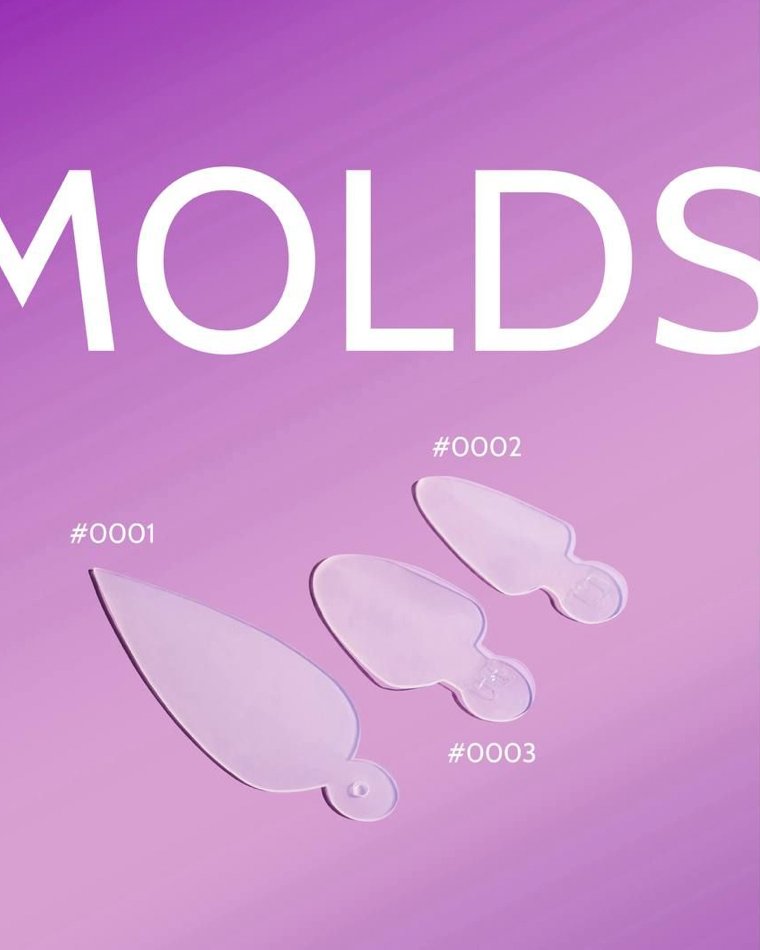 DNKa' Professional nail molds, 36pcs #0002