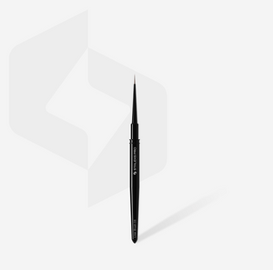 Black eyeliner pencil on a white background