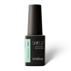 Kinetics Shield Gel Polish bottle on a white background