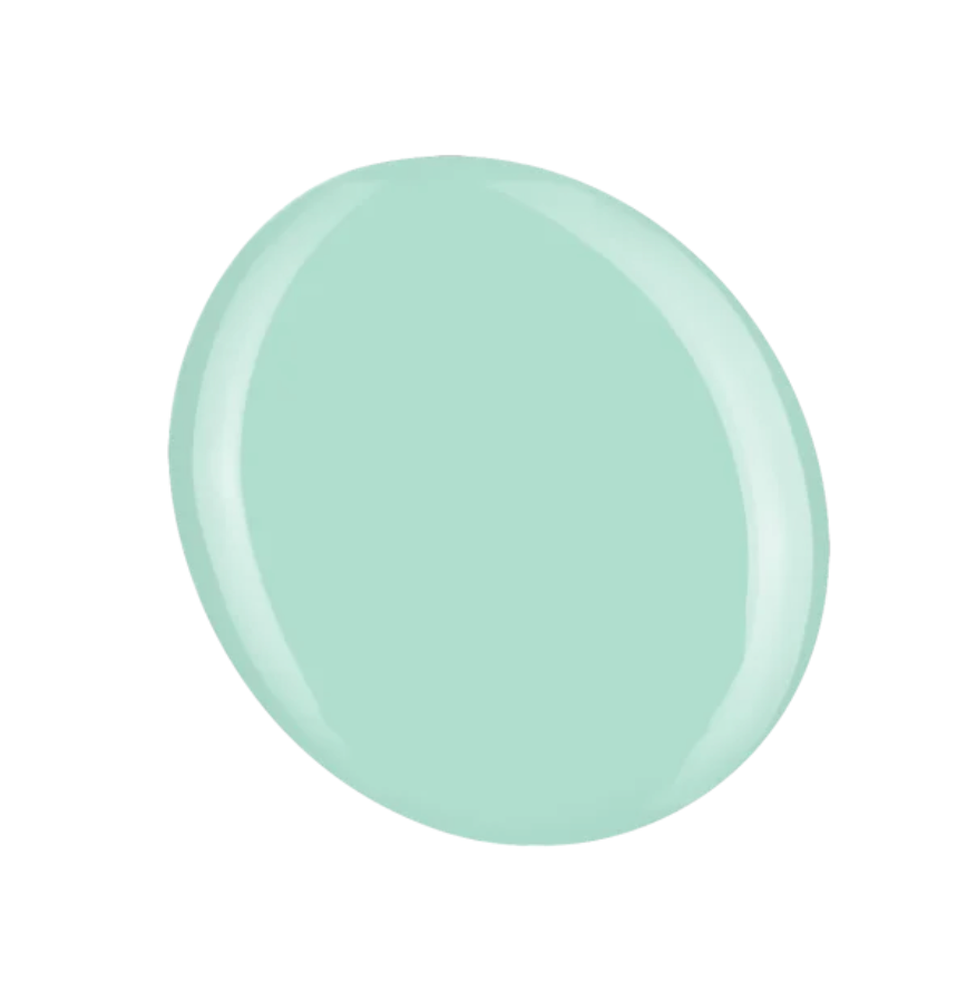 Solid light green color swatch on a white background