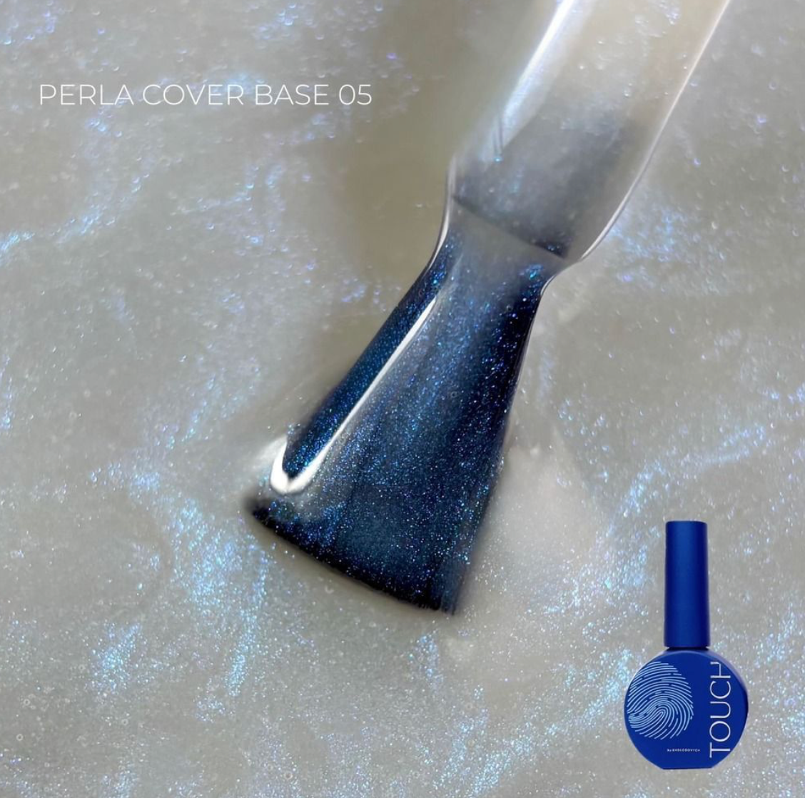 blue shimmer cover base