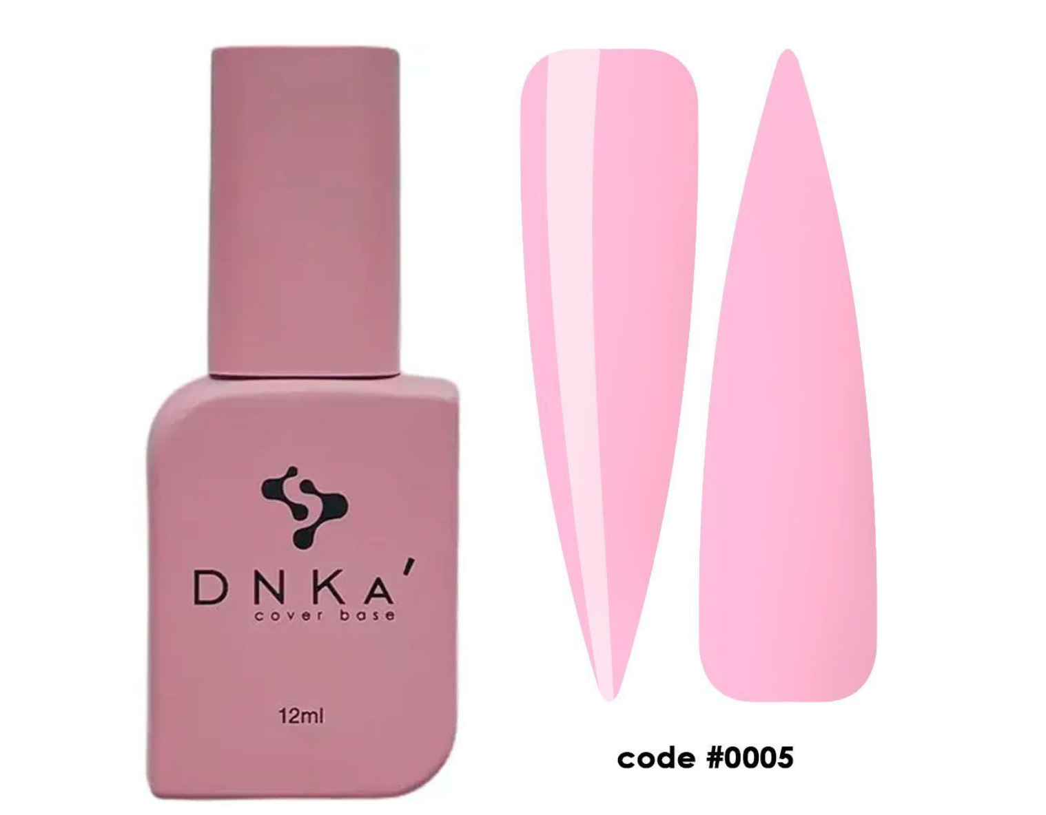 DNKA pink gel in a pink bottle