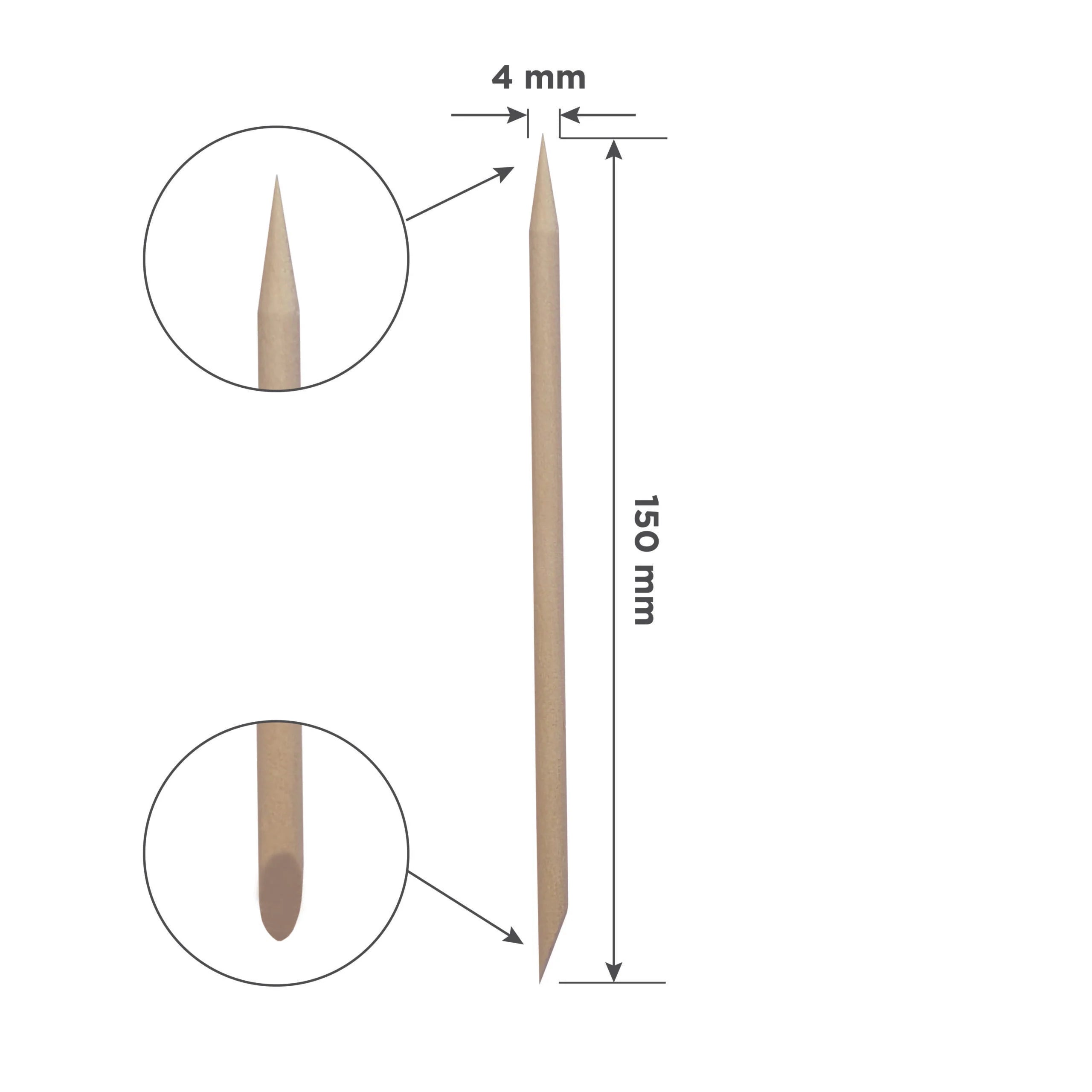 Orange Stick Staleks Pro Voor Manicure, Houten 150 Mm (100 st.)