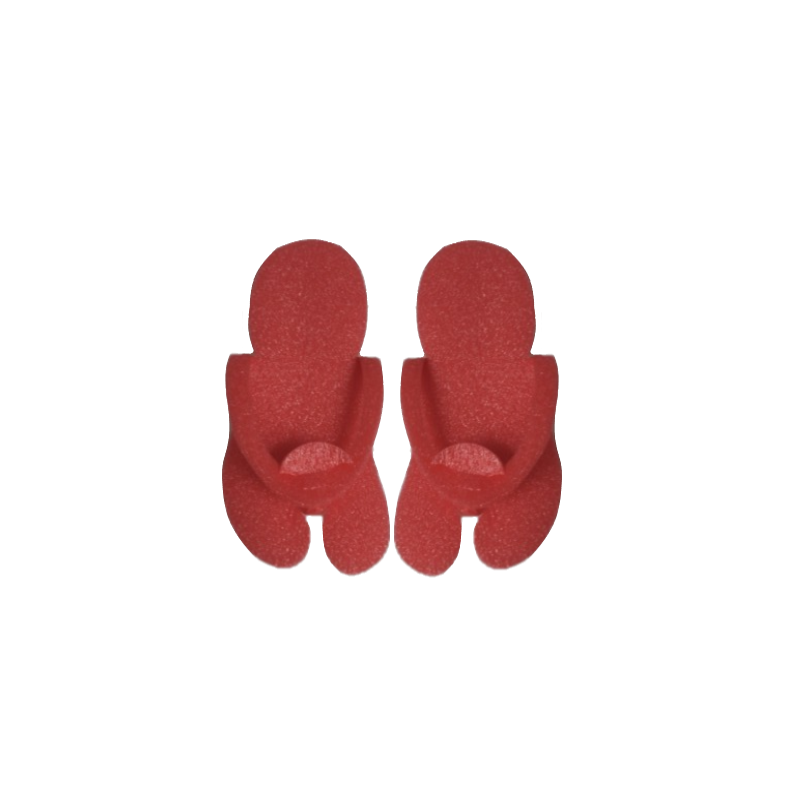 Pink Foam Pedicure Slippers - (10 pairs)